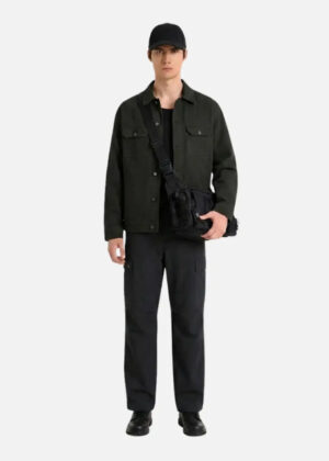 OK6033~1 Áo Khoác Kaki Cổ Bẻ Durabletex™ Dệt Twill Chịu Lực Chống Mài Mòn Thoáng Khí Phom Vừa F3 - The Worker 011 Đen
