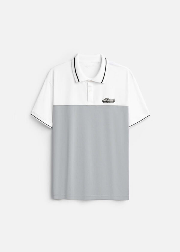 Áo Polo Tay Ngắn Phối Màu Thân Áo Colorlock™ Vải Pique 250Gsm Khóa Màu Chống Xù Ít Nhăn Phom Vừa F3 - The No Style 292 Xám Nhạt