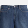 Quần Đùi Jeans Ống Suông Phủ Gối Durabletex™ Cotton Thoáng Mát Dằn Đáy Chống Rách Phom Rộng F4 - The Original 069 Xanh Jean Nhạt