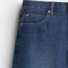 Quần Đùi Jeans Ống Suông Phủ Gối Durabletex™ Cotton Thoáng Mát Dằn Đáy Chống Rách Phom Rộng F4 - The Original 069 Xanh Jean Nhạt